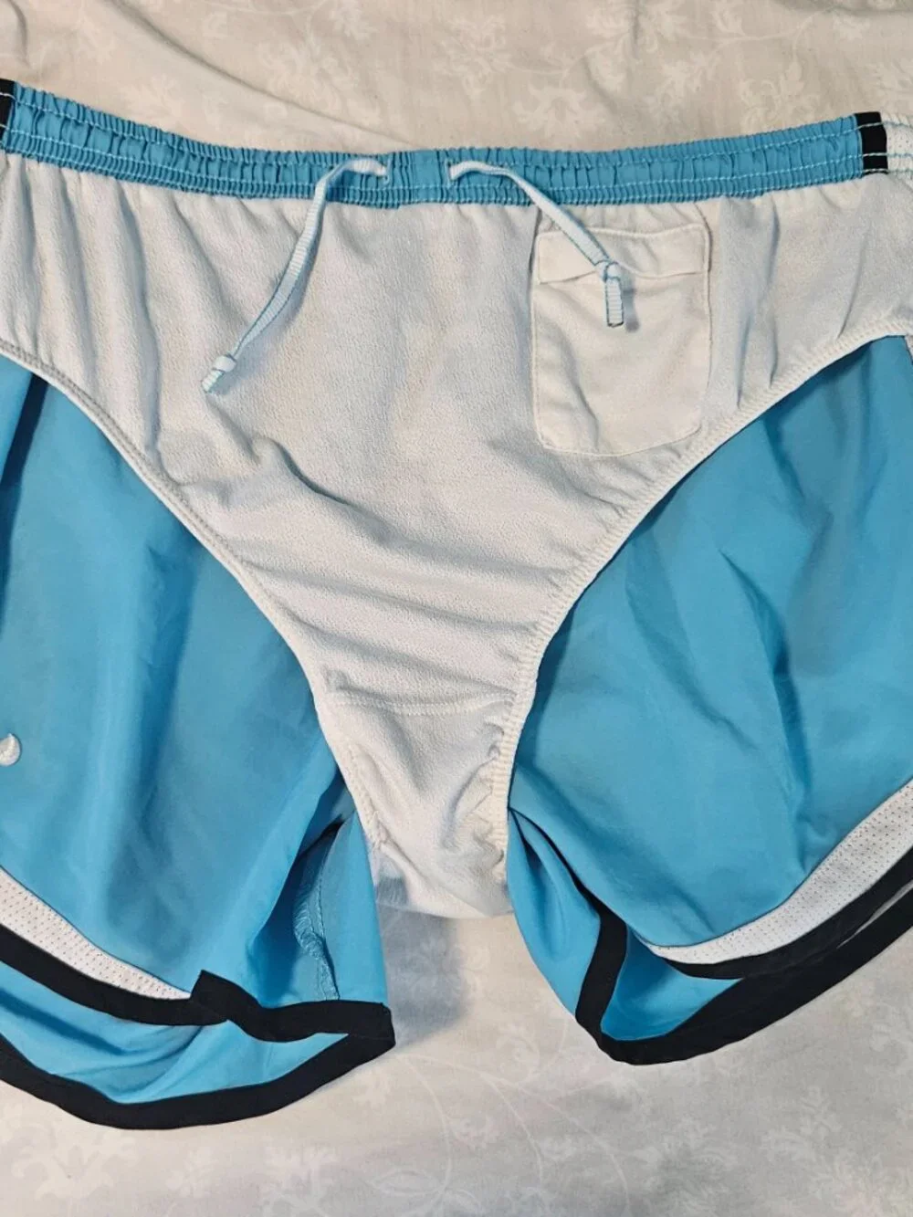Nike Dri-FIT Women’s Athletic Shorts - Light Blue - Size Small